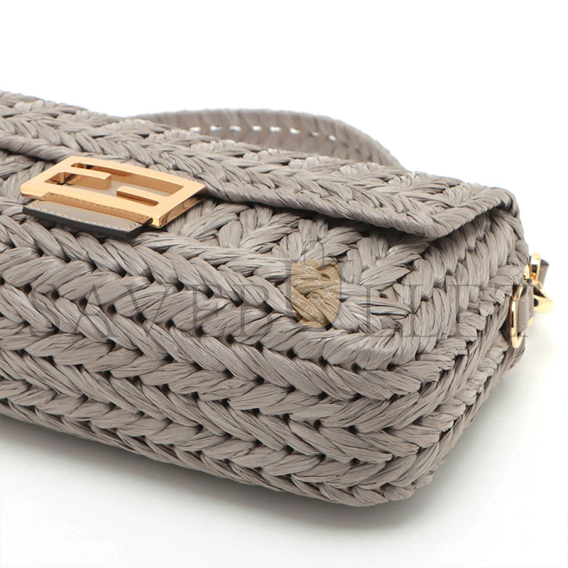 F**di baguette leather light blue (27*15*6cm)